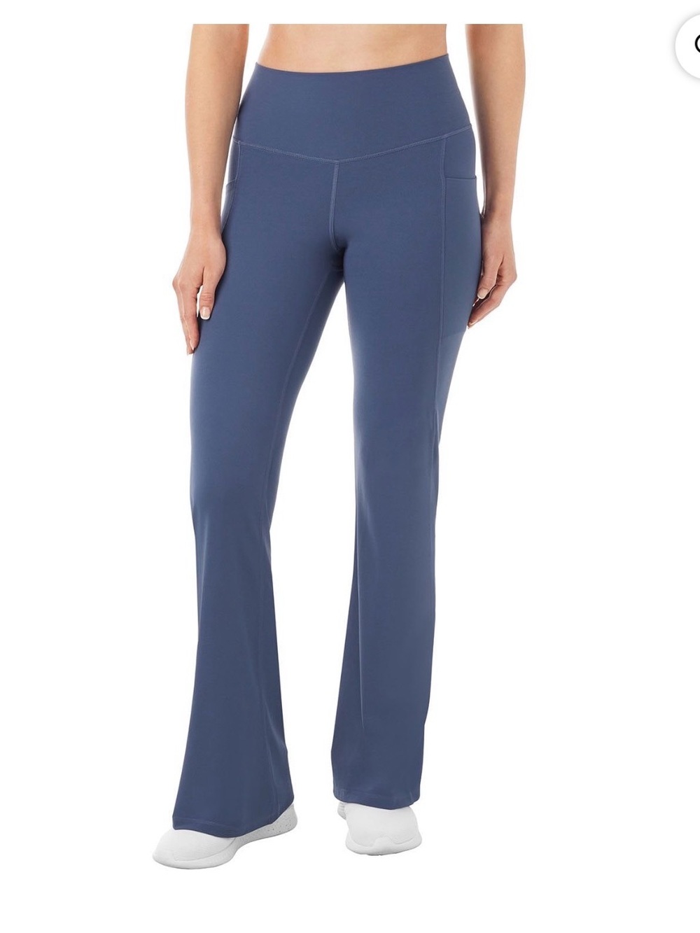 Members Mark Everyday Flare Yoga Pants in Slate Blue/ Size Medium